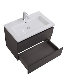 BelBagno Тумба с раковиной Kraft 75 подвесная Темно-Серый матовый с раковиной CZR-8070-75 – фотография-6